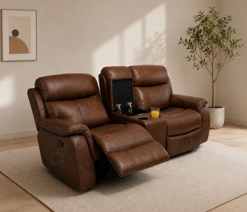 Image 4 for UXW9020M Prime Seating Colleotion 2 Seater Body Touch Leather