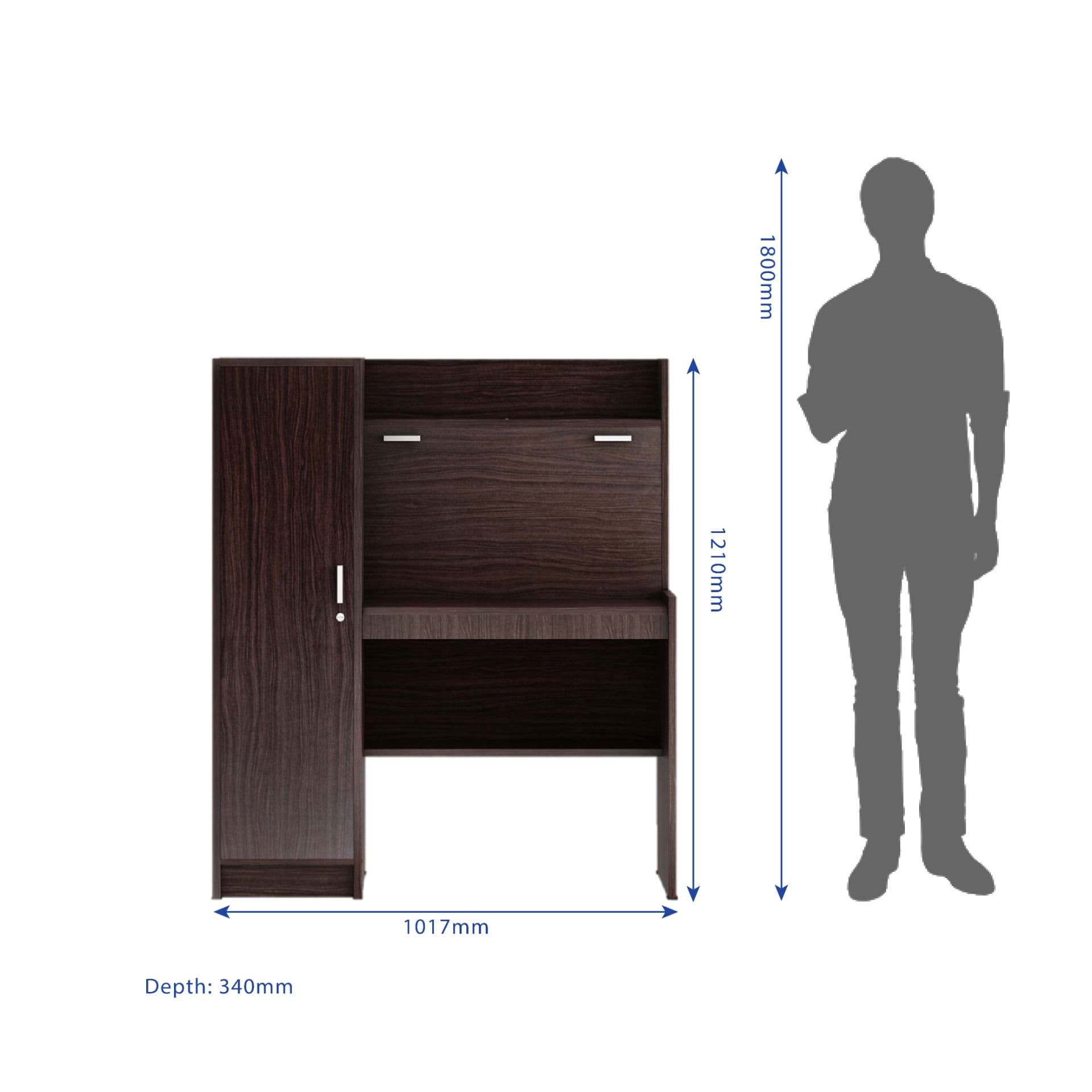 Image 10 for Enso Study Table Sheesham Wood (WI)