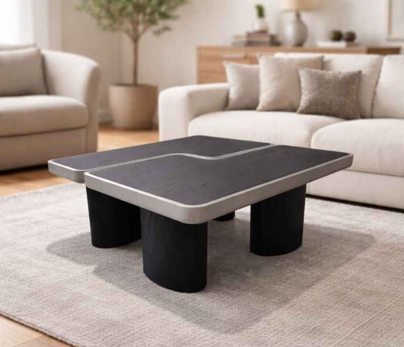 Image 1 for 9963 Centre Table Wood Top (HYD)