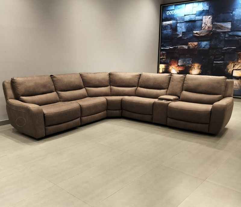 Image 5 for 70777 Recliner Console Armless Recliner Corner Suede Fabric (HYD)(KORA)(BS-CP)
