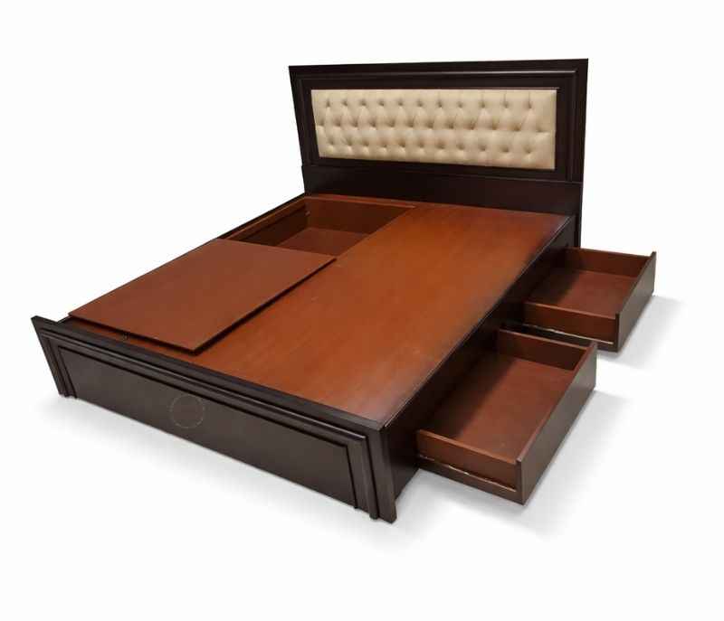 Image 5 for Beading Cot King Size With Storage (EC)(BWD)(WF)(BS-BTM)