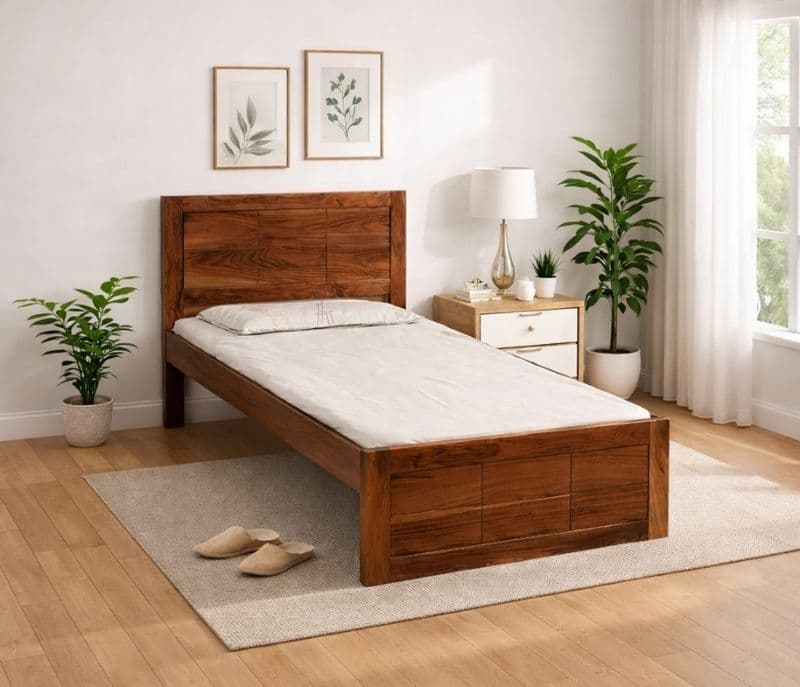 Adam Single Bed Without Storage (BTM) (WI)