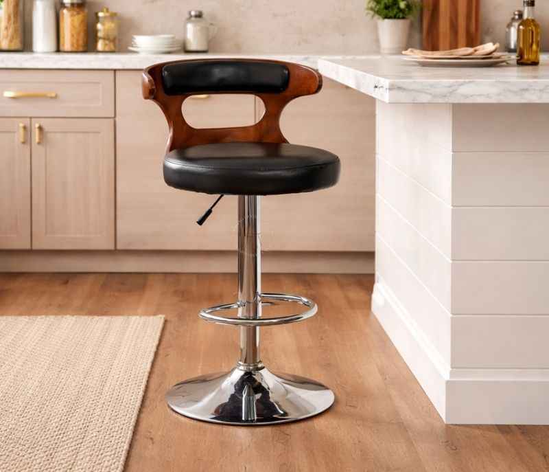 Image 1 for Wooden Barstool Oval (713) (PM)