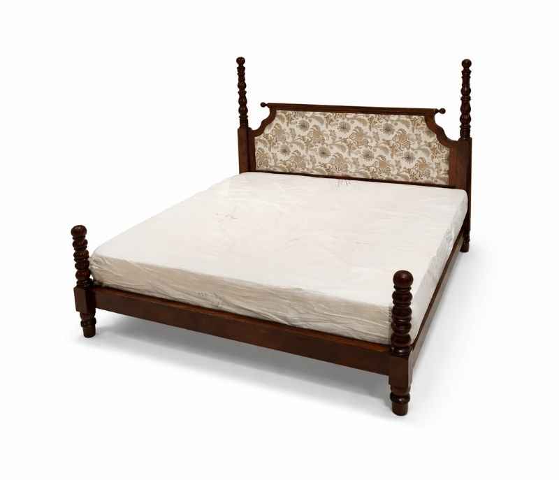 Image 3 for Kally Queen Size Bed Without Storage Solid Sheesham Wood (EC)