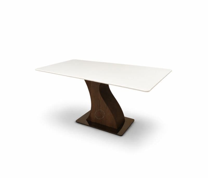 Image 10 for DT 803 Onyex+DC 1058 Grey 1+6 Onyex Marble Top With Ash Wood Base (HYD)(CP)