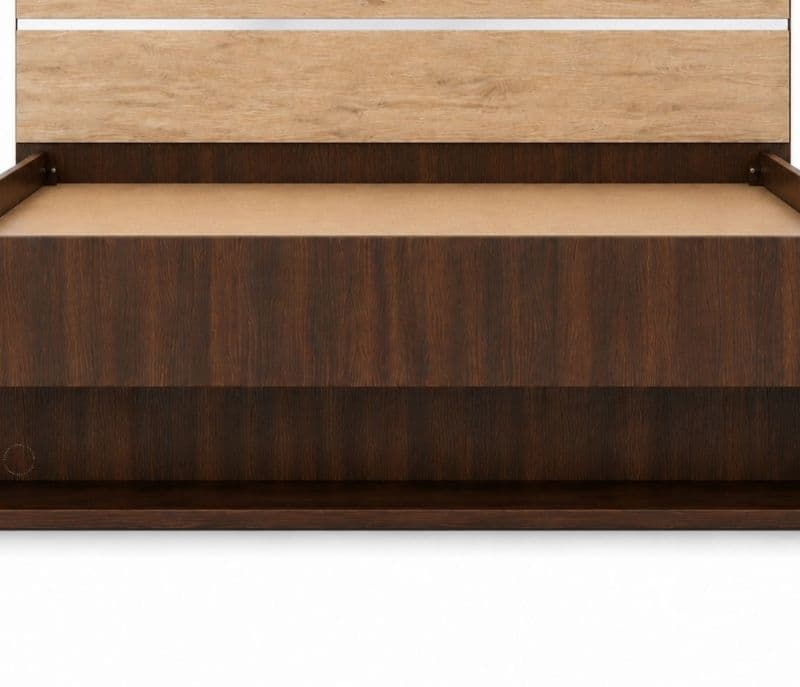 Image 5 for Curv King Bed Full Lift Engineered Wood Bed (WI)