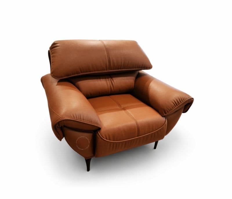 Image 10 for F1 3+2+1 Seater Premium Leather Fabric With Metal Legs