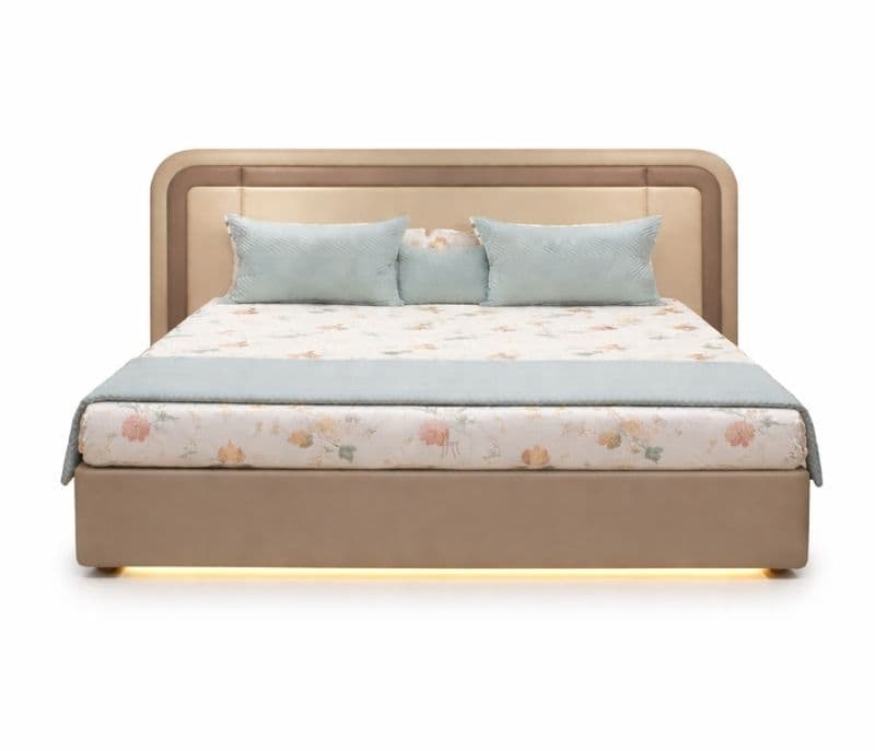 Image 3 for 45005 Bedroom Set King Size 72x78 With Hydraulic Storage + Dresser 2 Bed Side Table + 6 Door Wardrobe (KORA OTD)