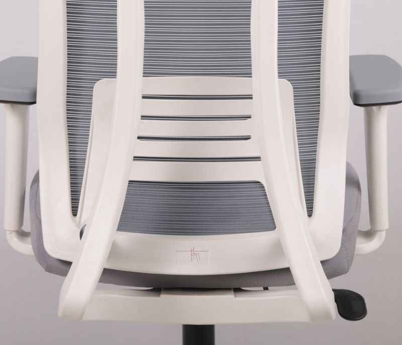 Image 11 for Twister MB White Ergonomic High-Back Mesh Office Chair Adjustable Height Revolving Study Work from Home Chair (WFH)/Computer Desk Chair Back Lumbar Support Ergonomic Chair Tilting Arm Support