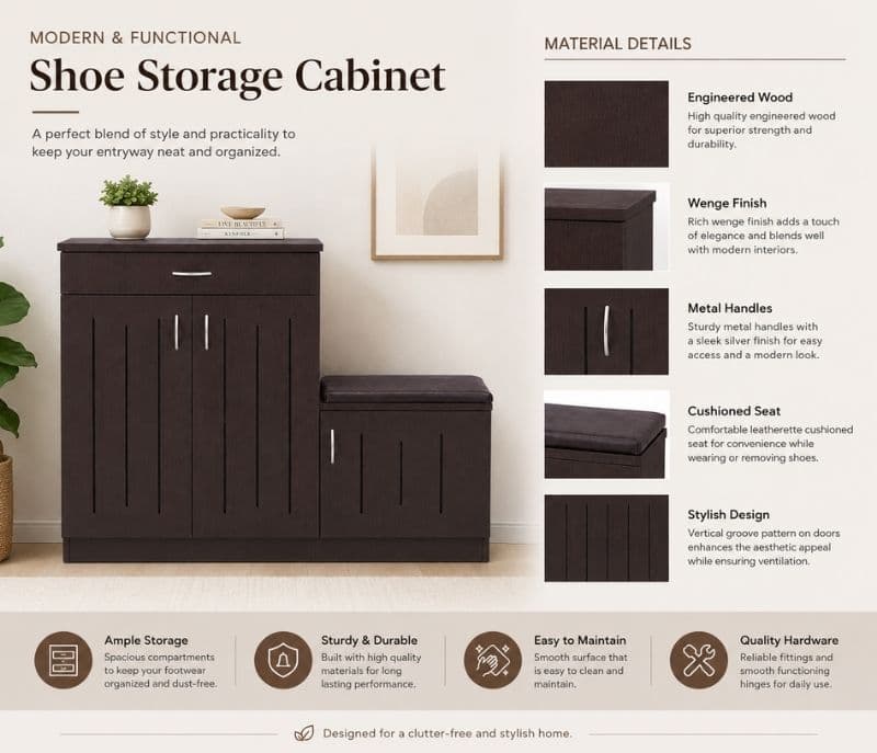 Image 4 for L-Shaped Shoe Rack (OWD)