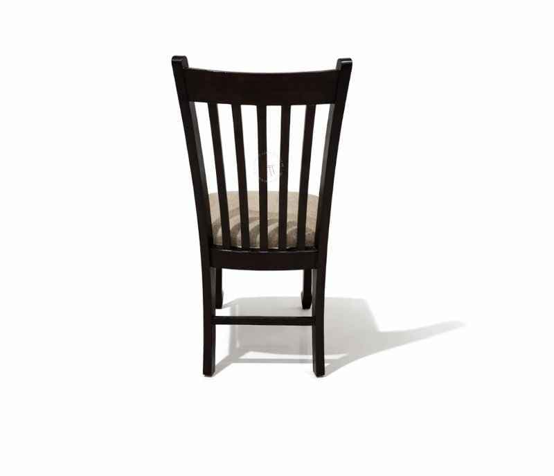 Image 5 for Damro Teak Wood Dining 1 Chair with Premium Fabric Upholstery