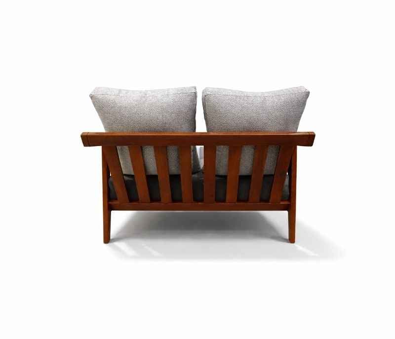 Image 8 for Ghana Teak 3+2+1 Seater Sofa Suede Fabric (EC)(HYD)(BWD)(KORA)(BTM)