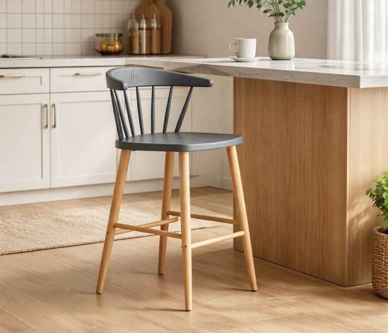 Image 1 for Fire Bar Stool 2 Metal Leg (PM)