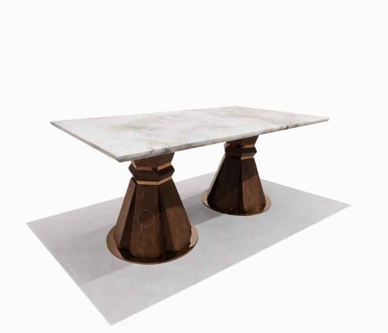 Image 8 for 6657/654/8009 Marble Top 1+6 Dining Set