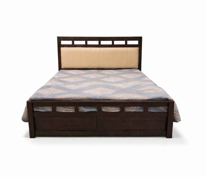 Image 3 for Alina Cot Queen Size Without Storage Solid Sheesham Wood