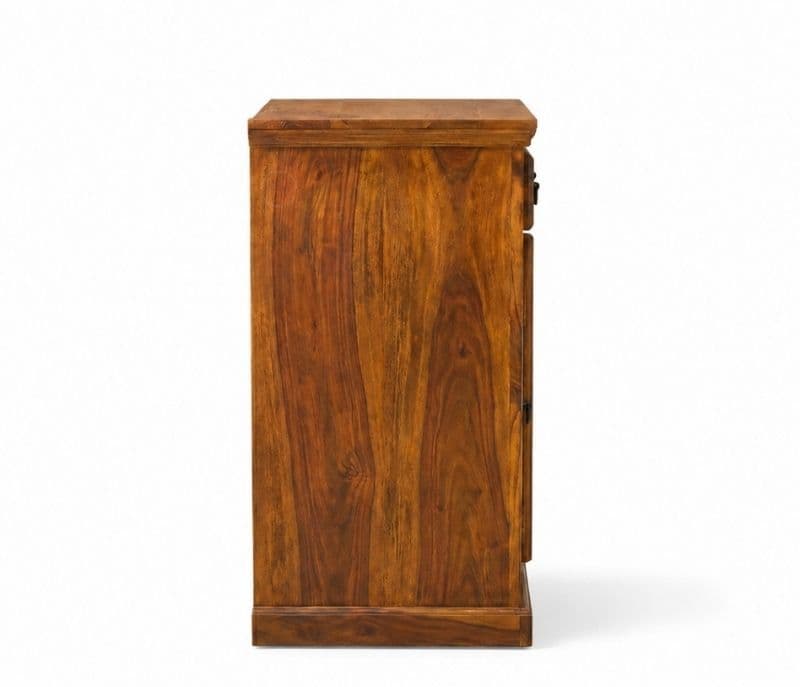 Image 4 for Tile 2-Door Sideboard Solid Sheesham Wood (Honey Finish) (SCV_PKU)