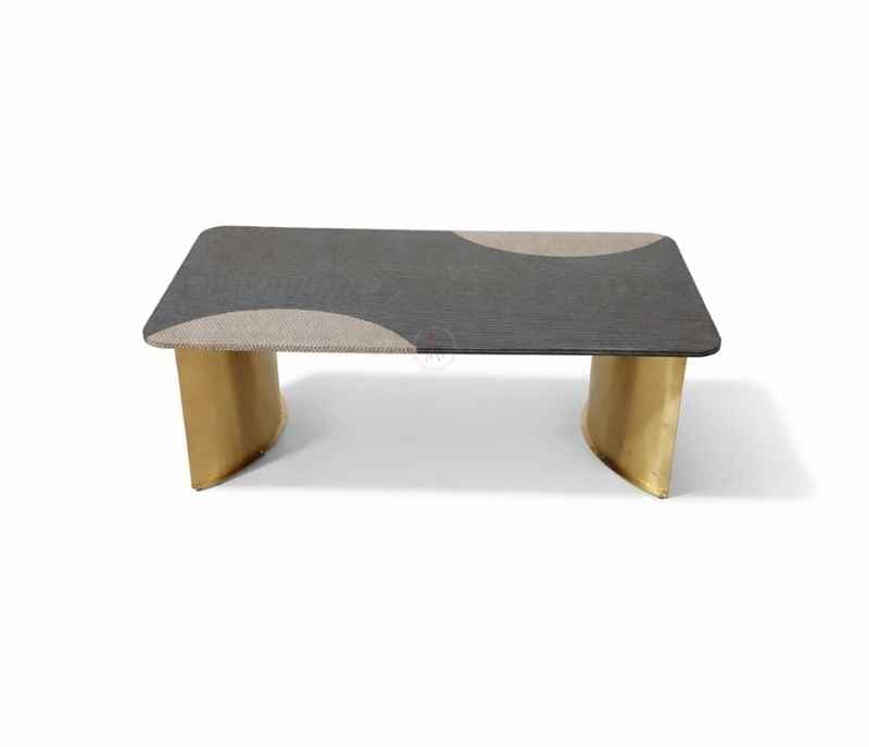 Image 8 for A54-1+1-CT Center Table With Marble Top And Metal Base (WH OTD)