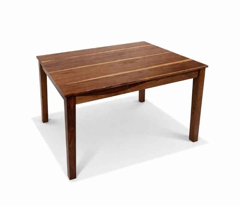 Image 8 for Zana 4 Seater Solid Sheesham Wood Dining Set with Premium Fabric Upholstery (EC)