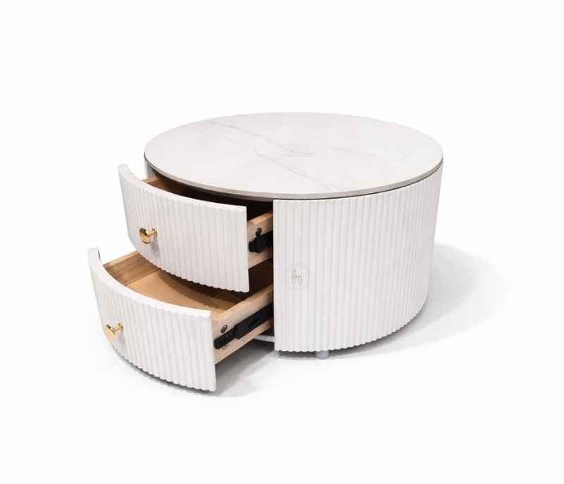 Image 7 for 605 Centre Table Ceramic Top With Storage (HYD)