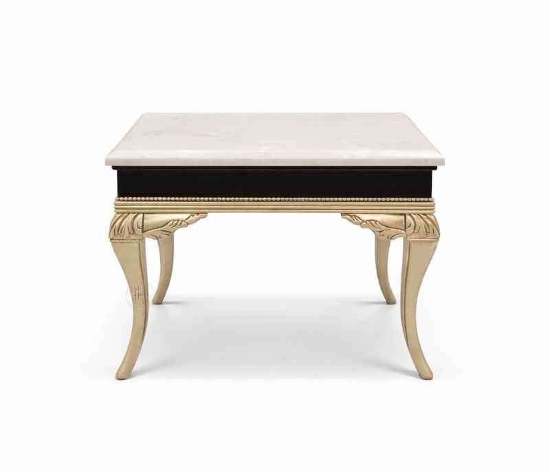 Image 3 for Novelty Side Table Marble With Marble Top And Metal Base (HYD OTD)