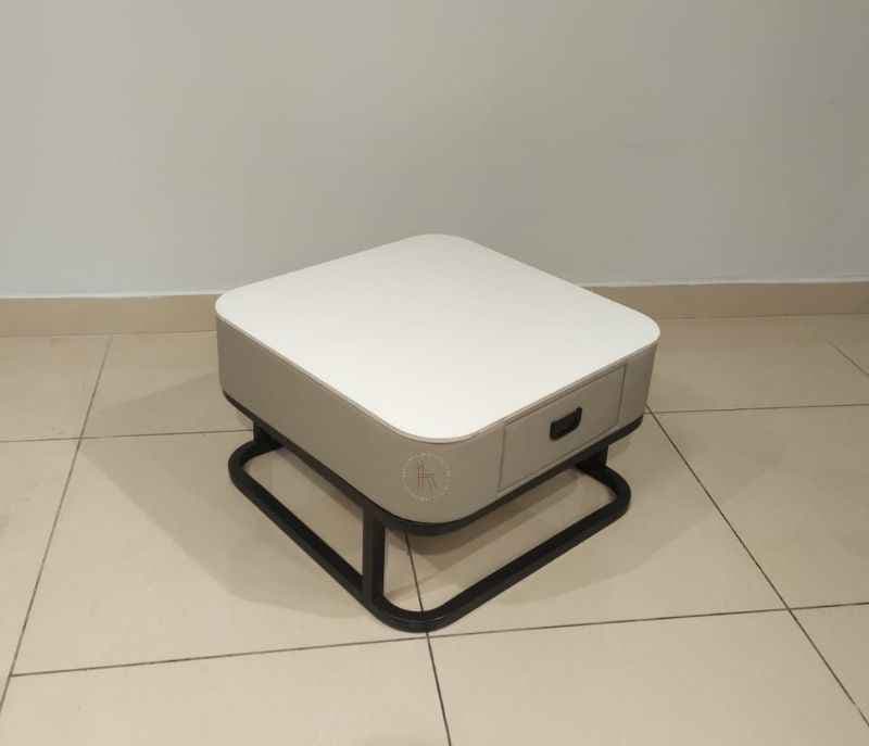 Image 7 for Instaa - 40856-C10-301 Powder Coted Metal Base & Glass With Centerdmarbal Marble Top (BSK)