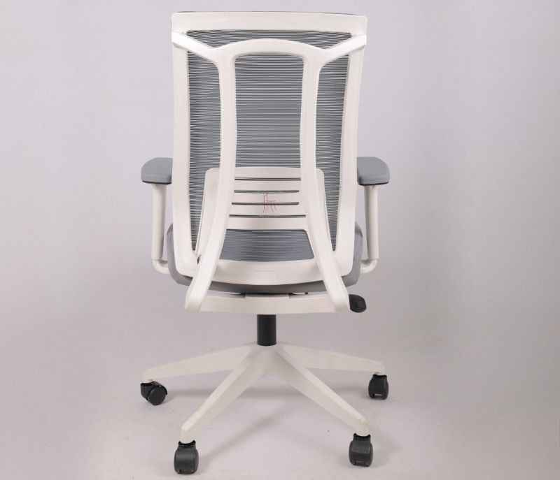 Image 7 for Twister MB White Ergonomic High-Back Mesh Office Chair Adjustable Height Revolving Study Work from Home Chair (WFH)/Computer Desk Chair Back Lumbar Support Ergonomic Chair Tilting Arm Support