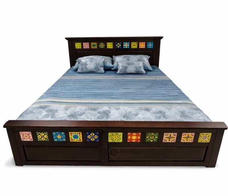 Image 2 for Tile -QB Cot Queen Size Without Storage (BSK)(KORA)