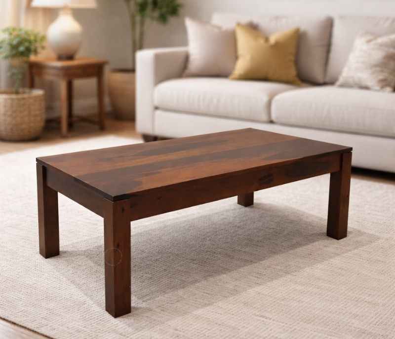 Image 1 for Barion Sheesham Wood Center Table (EC)(BSK) (WI)