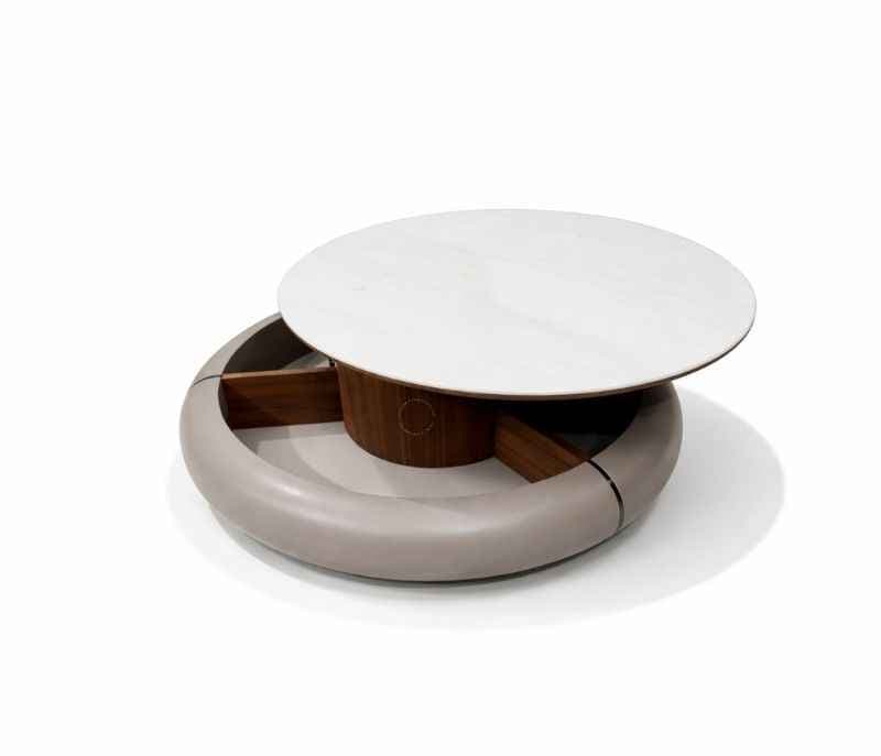 Image 4 for 2370 Centre Table Marble Top and down wood base (HYD)
