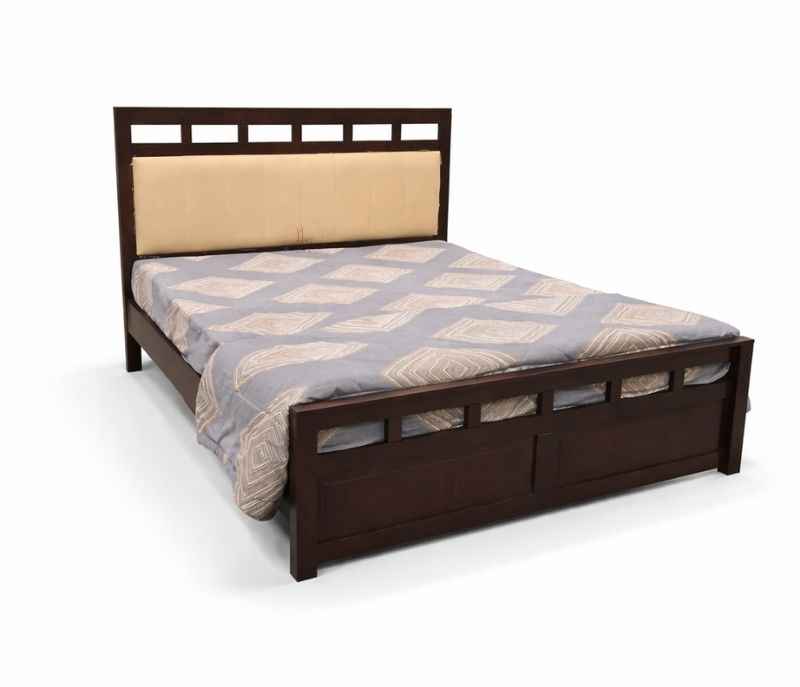 Image 2 for Alina Cot Queen Size Without Storage Solid Sheesham Wood