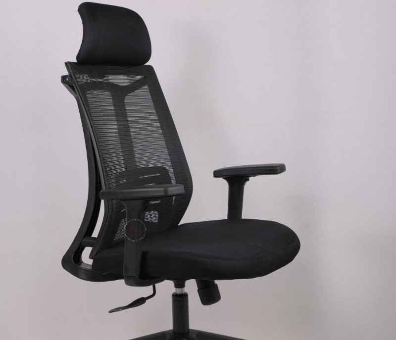 Image 4 for Twister HB Black Ergonomic High-Back Mesh Office Chair Adjustable Height Revolving Study Work from Home Chair (WFH)/Computer Desk Chair Back Lumbar Support Ergonomic Chair Tilting Arm Support