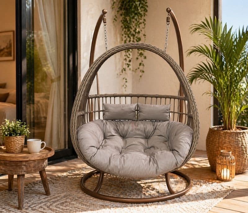 Image 4 for Swing 71 Grey Heavy Duty Stainless Steel Metal For Secure Suspension Reinforced Steel For Stability And Weight Distribution (HYD OTD)
