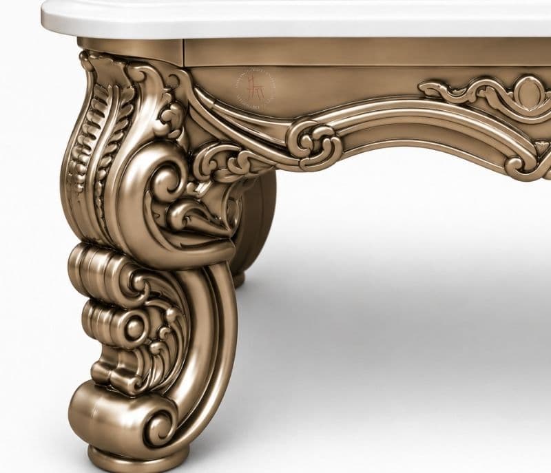 Image 4 for Carving Mughal-E-Azam Sofa Set 3+2+2+CT (OWD)