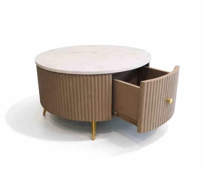 Image 8 for Round Carnival Design Marble Top CT (KORA)