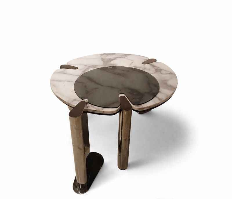 Image 4 for ES 100 Centre+Corner With Marble Top And Metal Base (HYD OTD)