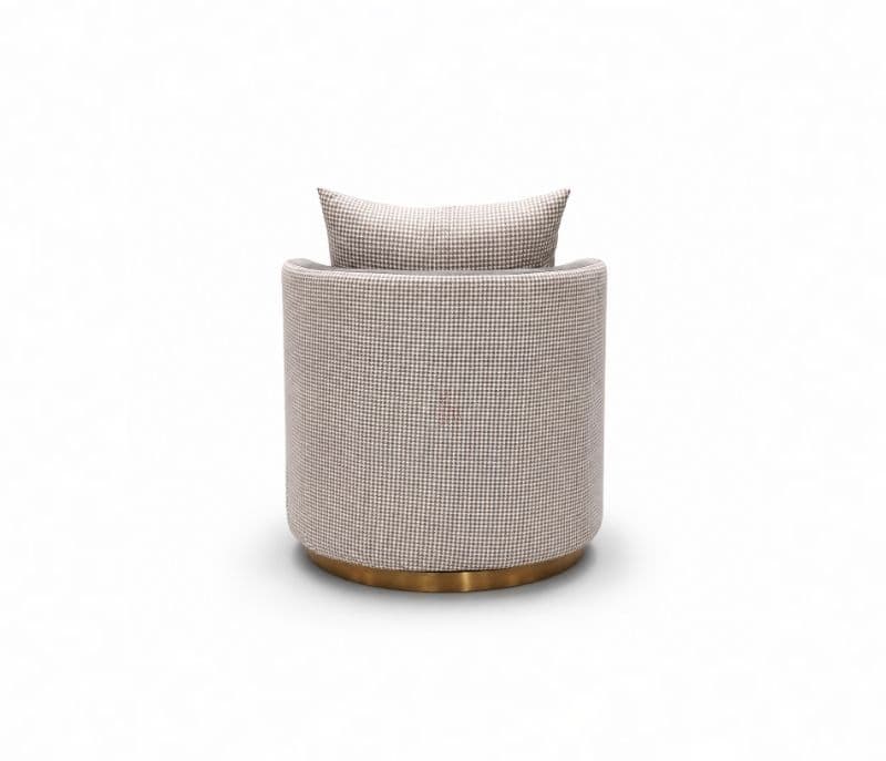 Image 7 for Frendi Revolving Chair Velvet Fabric (CP OTD)