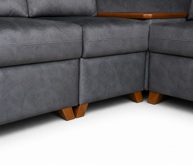 Image 4 for Hulk L-Shape Sofa Solid Neem Wood (ZAM) (OWD)