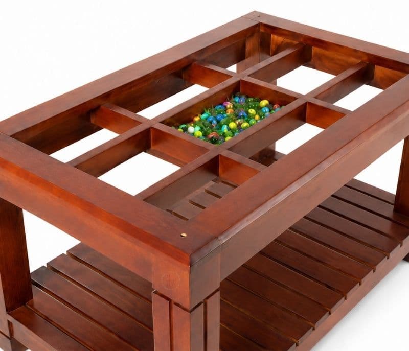 Image 5 for Bubble Center Table Solid Rubber Wood (ZAM) (OWD)