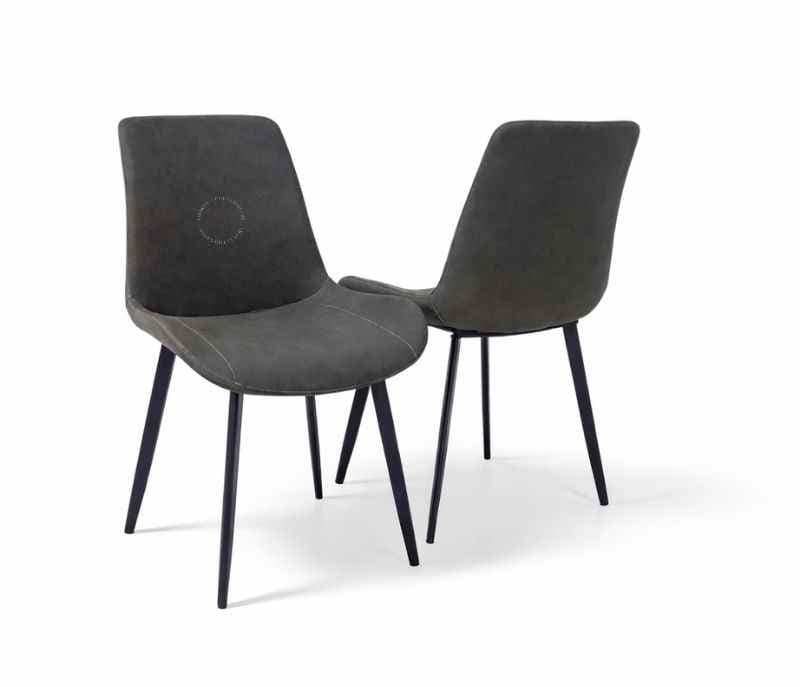 Image 6 for Mendy Armanigrey Dining Chair with Premium Leatherette Upholstery