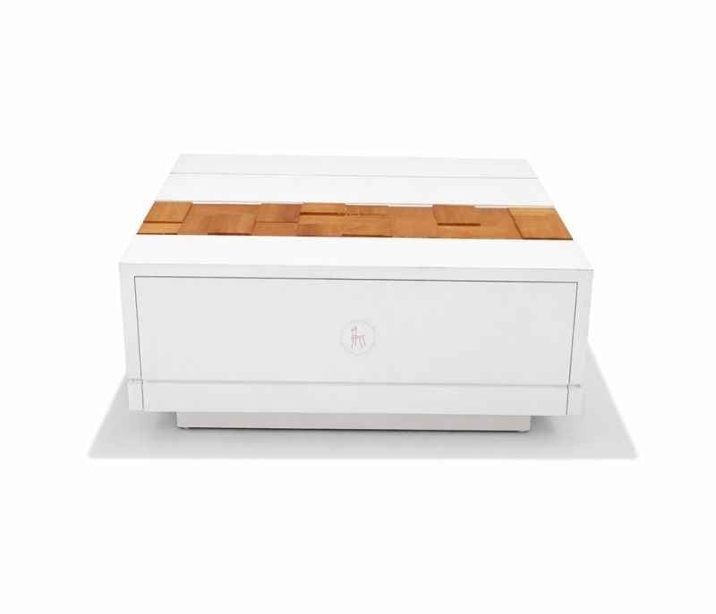 Image 3 for Center Table New With Wooden And Pu Top And Base (WH OTD)