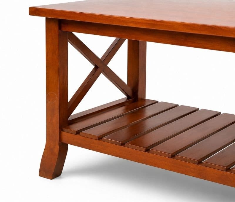 Image 6 for X Center Table Solid Rubber Wood (ZAM) (OWD)