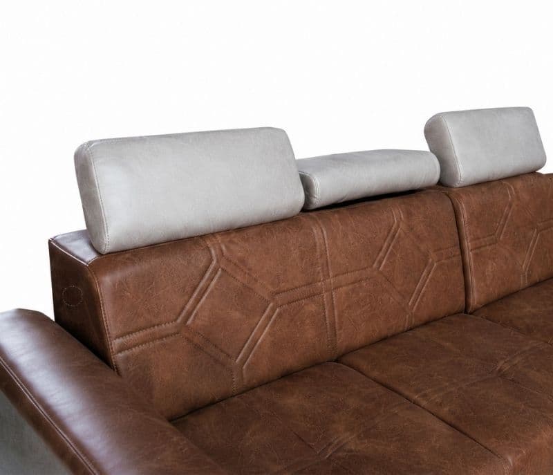 Image 6 for Diamond L-Shape Sofa Solid Neem Wood (ZAM) (OWD)