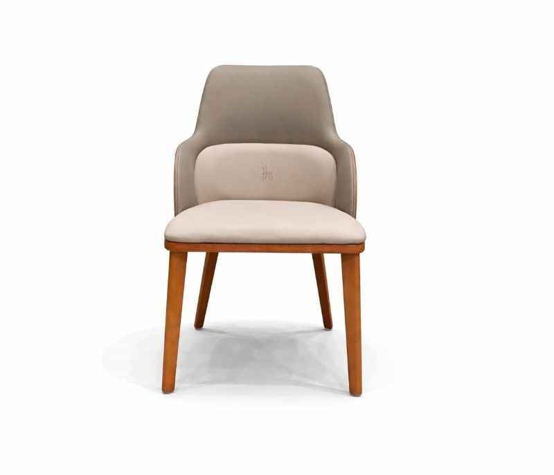 Image 2 for 2110 Oak Wood Dining Chair with Premium Leatherette Upholstery