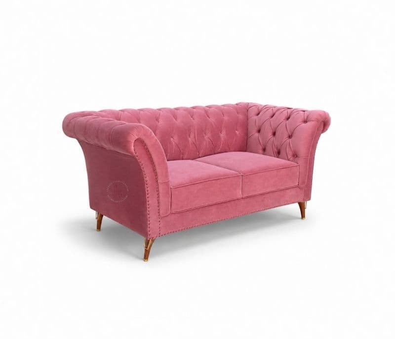 Image 12 for Chester sofa 3+2+1 Seater Velvet Fabric (BWD)