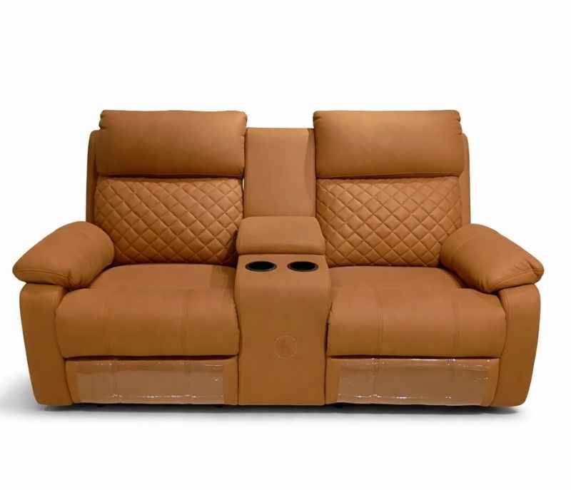 Image 10 for R20 3+2 Recliner Motor With Console (Suede, Brown) (BWD OTD)