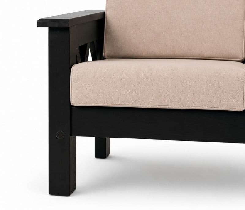 Image 4 for X Sofa 3+1+1 Seater Solid Rubber Wood (ZAM) (OWD)
