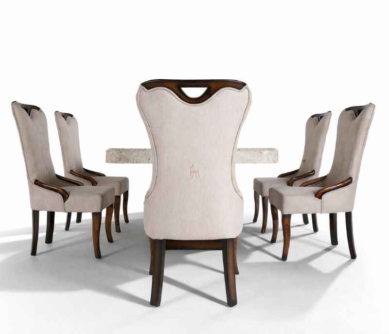 Image 6 for Diya Handle 1+6 Dining Set (RCH TD) (OWD)