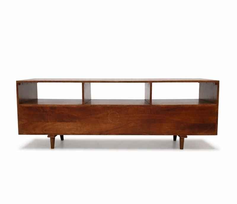 Image 6 for TV unit Sheesham Wood With 3 Drawers (SKN)