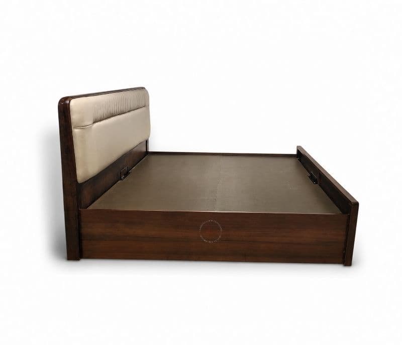 Image 13 for 2515 King Bed With Hydraulic Storage And Leatherette With Rubber Wood (BSK)