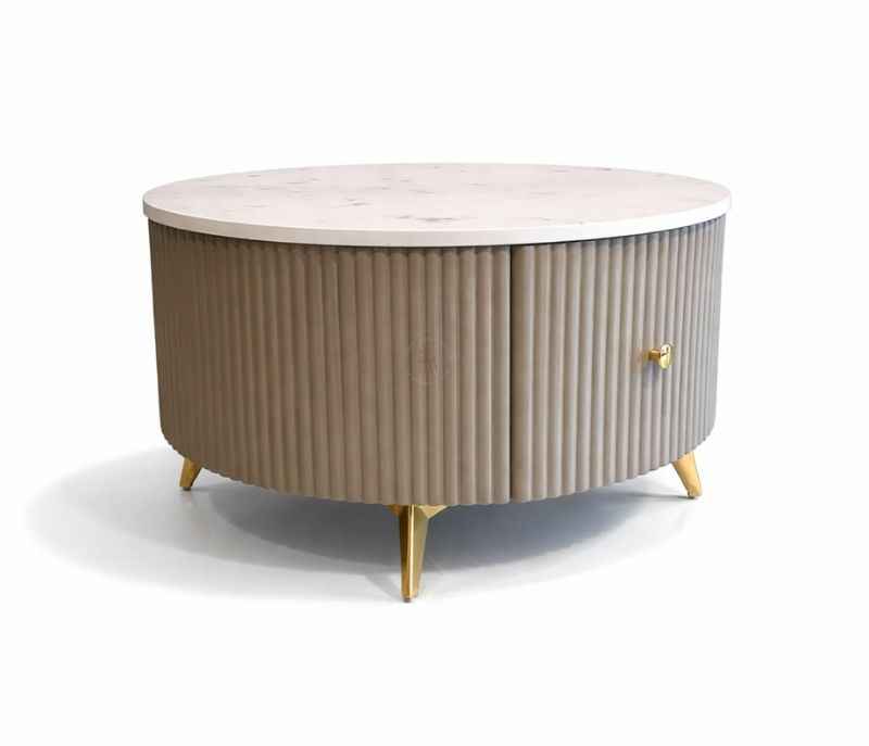 Image 5 for Round Carnival Design Marble Top CT (KORA)